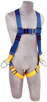 AB17540 - First Vest-style Positioning Harness - Back and side d-rings - Pass-thru buckle leg straps image 0