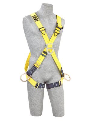 Delta Cross-Over Style Positioning/Climbing Harness - Front, back &amp; side D-rings - Loops for body belt - Pass-thru buckle leg straps image 2