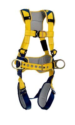 Delta Construction Style Positioning/Climbing Harness - Front, back &amp; side D-rings - Belt w/ Pad - Quick-connect buckles - Padded image 0