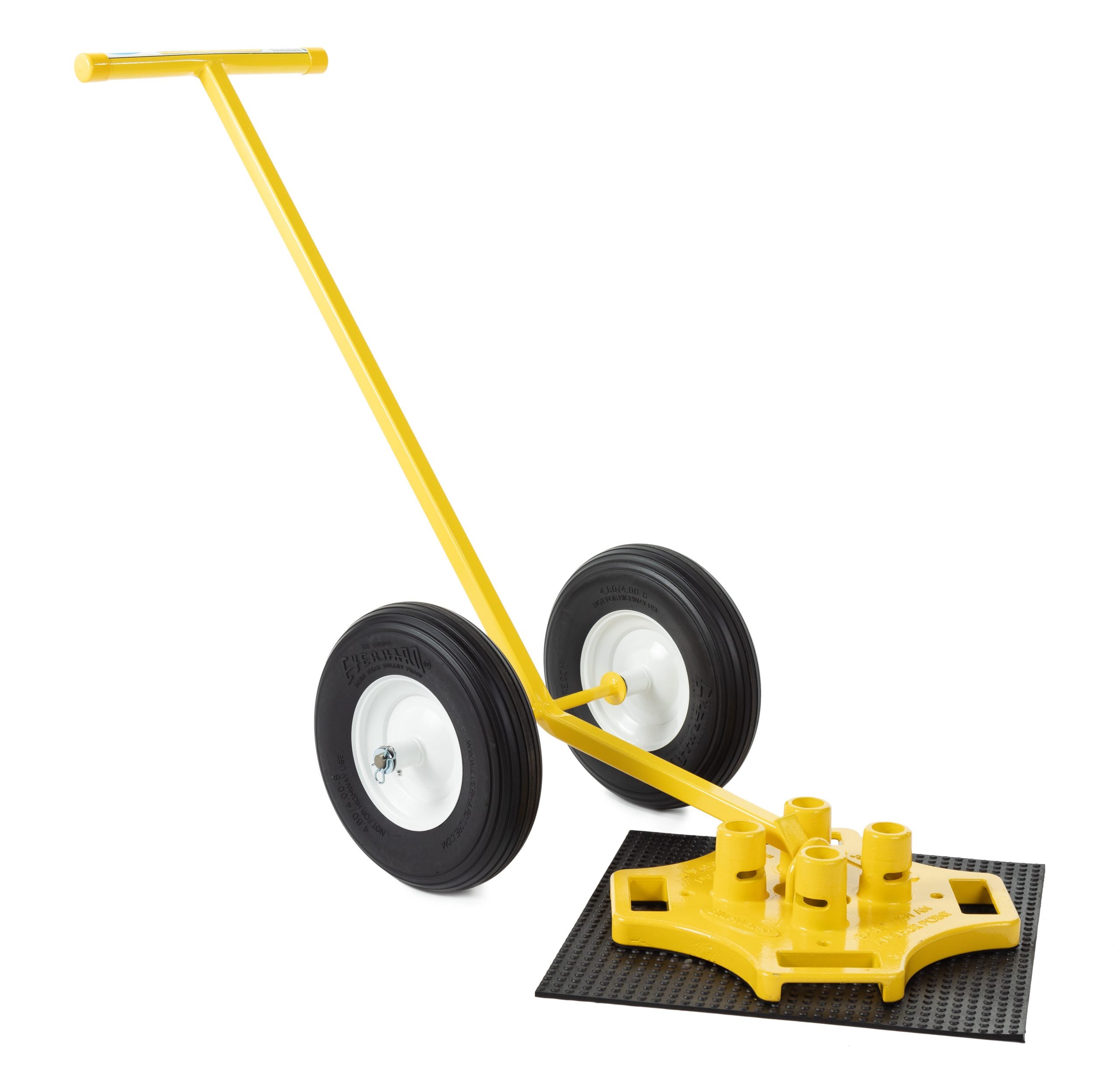 EZ Mover - Used for moving SR2K counterweight bases - Powder coat yellow - Square steel tubing - BluewaterMFG 500023 500019 image 0