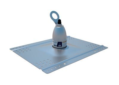 Universal Roof Top Anchor - For metal, concrete &amp; wooden roofs - For use on flat or sloped (&lt;= 3:12 pitch) roofs - 360-degree rotating D-ring - Compatible with Horizontal Lifeline - 3M DBI-SALA 2100133 image 0