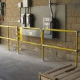 GuardDog Self-closing Safety Gate - Fully assembled - Universal swing direction - OSHA Compliant guardrail - Fits 2 in. round or square - BlueWaterMFG image 5