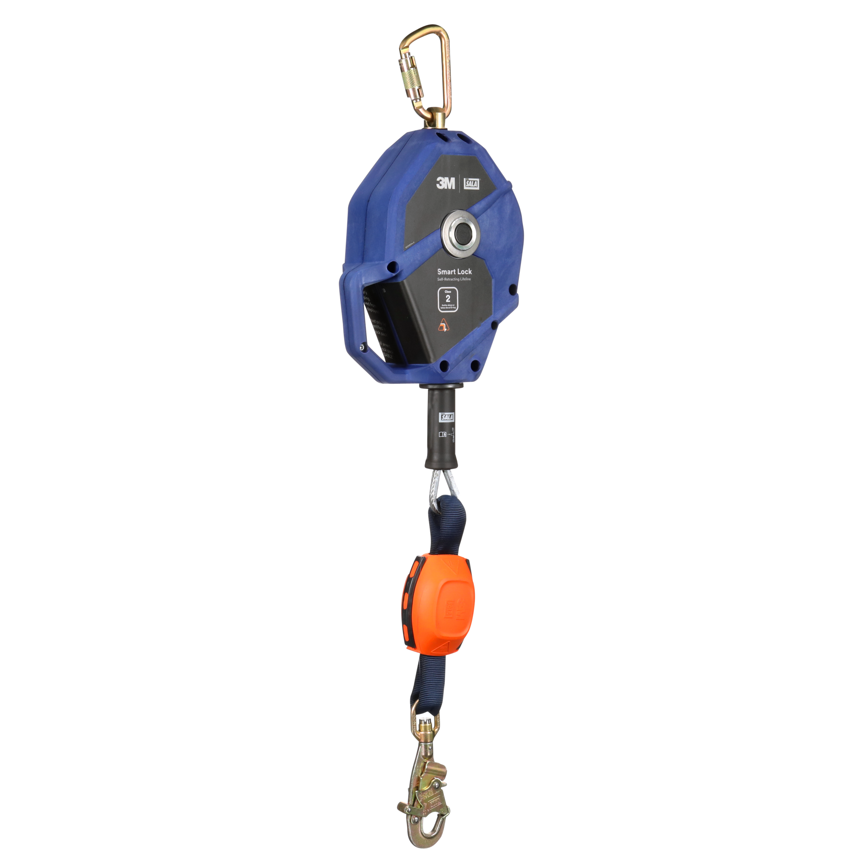 Smart Lock Edge Self Retracting Lifeline, Galvanized Cable, Steel Swivel Snap Hook, 30 ft, Class 2 - 3M DBI-SALA 3503881 image 0