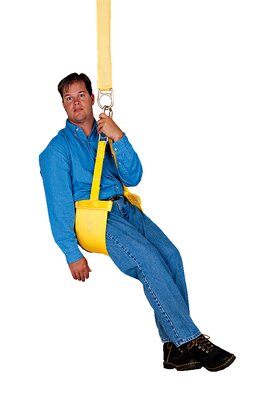 Universal Seat Sling with Belt Looks, 8" nylon web seat sling, Suspension D-ring, Attachment Loops - 3M DBI-SALA image 0