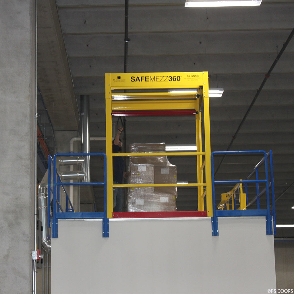 SafeMezz360 Bi-directional Mezzanine Safety Gate - PS Doors image 2