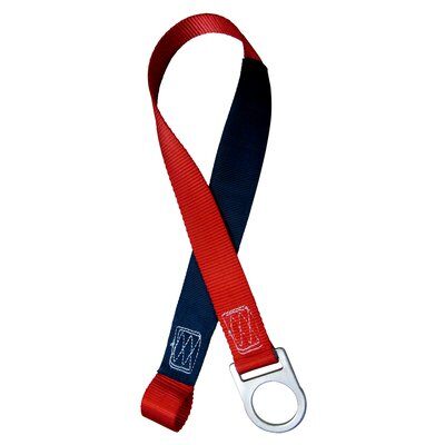 42in. Concrete Anchor Strap (25 Pack) - D-ring at one end web loop on other - Slips over rebar - Abrasion resistant wear pad - Disposable design - 3M PROTECTA 2190057 image 0