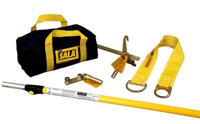 Remote Anchoring System - Fall protection climbing system - Adjustable pole installs anchor to top of structure - Free climb steel structures - 3M DBI-SALA 2104527 2104528 image 0