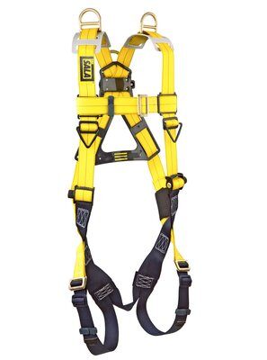 Delta Vest-Style Retrieval Harness - Back &amp; shoulder (rescue) D-rings - Pass-thru leg straps - Pass-thru chest buckle image 0