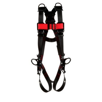 PROTECTA Vest-Style Positioning/Retrieval Harness - Back, shoulder & side D-rings - Tongue-buckle leg straps - Pass-thru chest buckle image 0