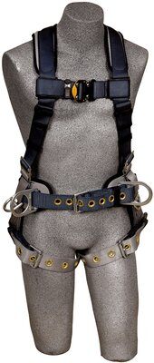 ExoFit Iron Worker's Harness - Back &amp; Side D-rings - Belt w/ Pad - Seat Straps - Tongue-buckle leg straps image 0