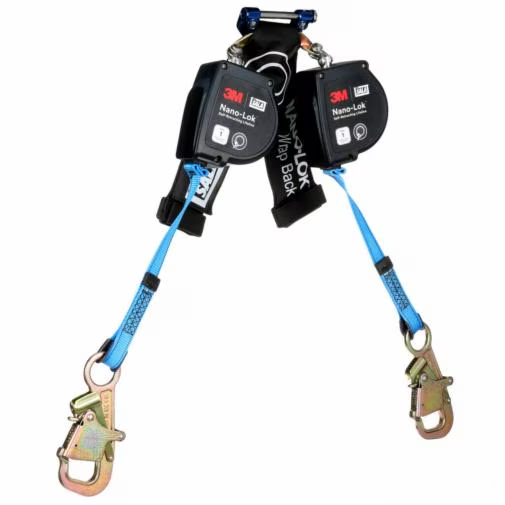 3100617 - 3M DBI-SALA Nano-Lok Wrap Back Twin-Leg Quick Connect Self Retracting Lifeline image 0