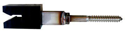 Lad-Saf Cable Guide - Bolts onto wood poles - One guide is needed every 25 ft. - 1/2 in. x 4 in. stainless steel screw - 3M DBI SALA 6100140 image 0
