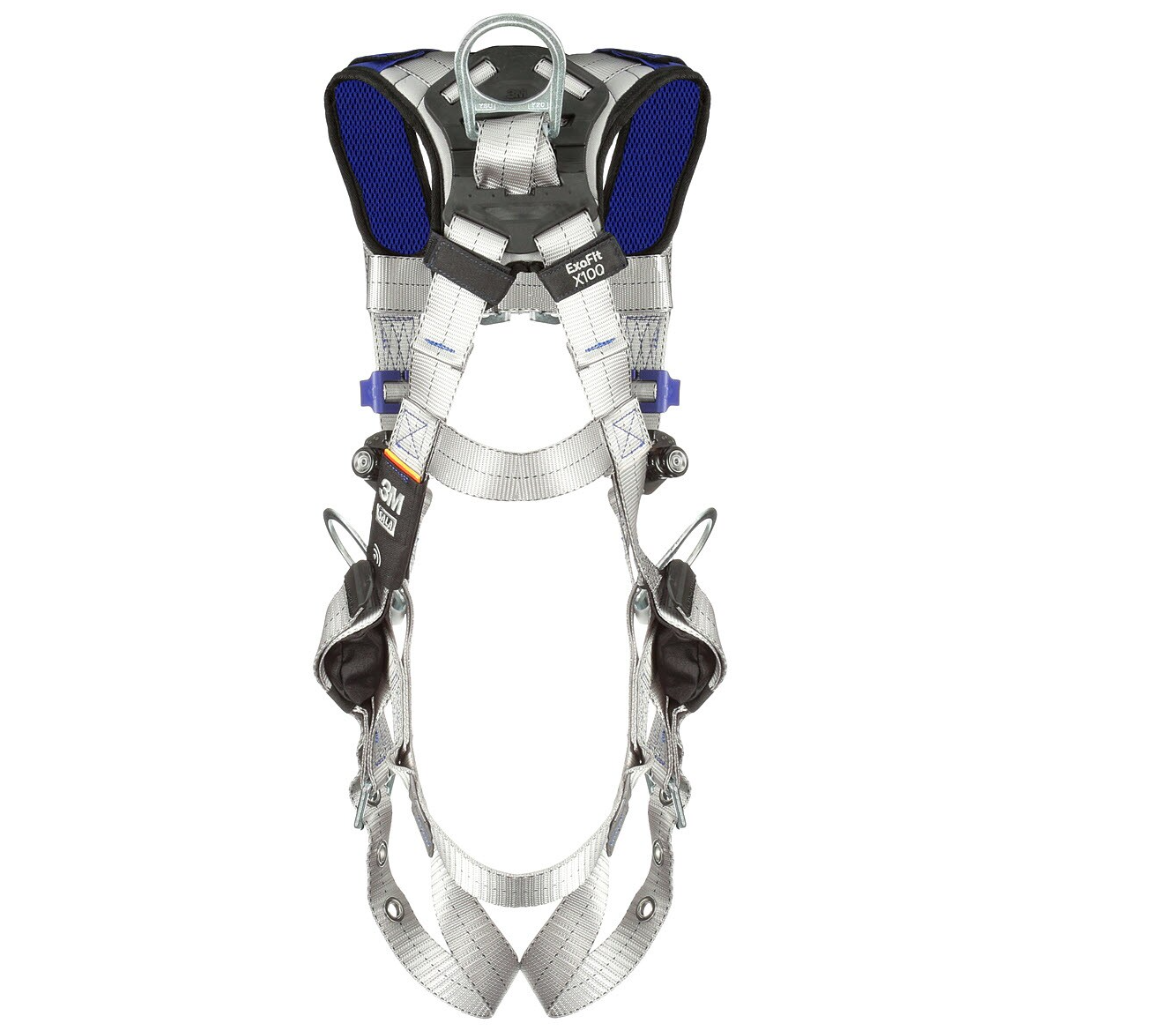 3M DBI-SALA ExoFit X100 Comfort Vest Retrieval Safety Harness - 1401161 through 1401165 image 1