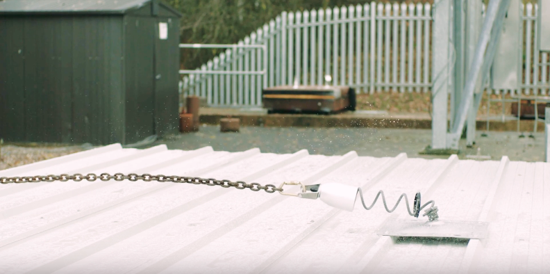 Universal Roof Top Anchor - For metal, concrete &amp; wooden roofs - For use on flat or sloped (&lt;= 3:12 pitch) roofs - 360-degree rotating D-ring - Compatible with Horizontal Lifeline - 3M DBI-SALA 2100133 image 1