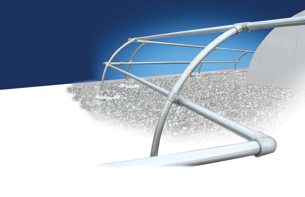 Architectural Series Roof Guardrail System - BlueWater image 0