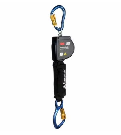 Nano-Lok Arc Flash Self-Retracting Lifeline with Anchor Hook, Web, Aluminum Carabiner, 8 ft - 3M DBI-SALA 3100581 image 0