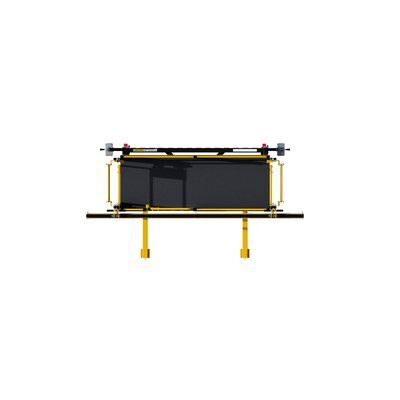 Flexiguard Supported Ladder System - Non-slip work platform with 12 ft. fall arrest rail &amp; two trolleys - Includes stabilizing jacks, outriggers &amp; wheels - Spring load swing gates - 3M DBI-SALA 8530397 image 3
