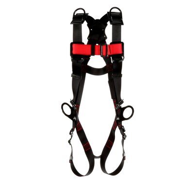 PROTECTA Vest-Style Positioning/Retrieval Harness - Back, side & shoulder D-rings - Pass-thru leg & chest buckles image 0
