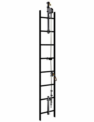 6116633 - Lad-Saf Top/Bottom Brackets - Attaches to ladder rungs - 4 user max capacity - Galvanized Steel - For use with Lad-saf vertical safety system - 3M DBI-SALA image 1