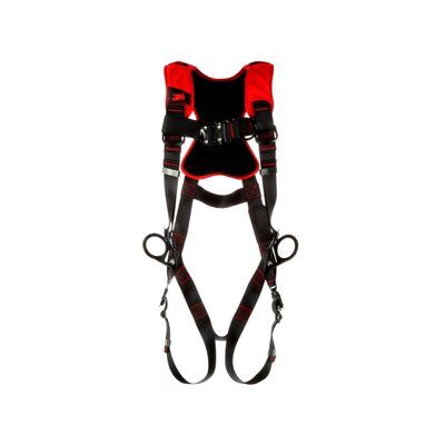PROTECTA Comfort Vest-style Positioning/Climbing Harness - Front, back & side D-rings, Quick-connect straps - Back padding image 0