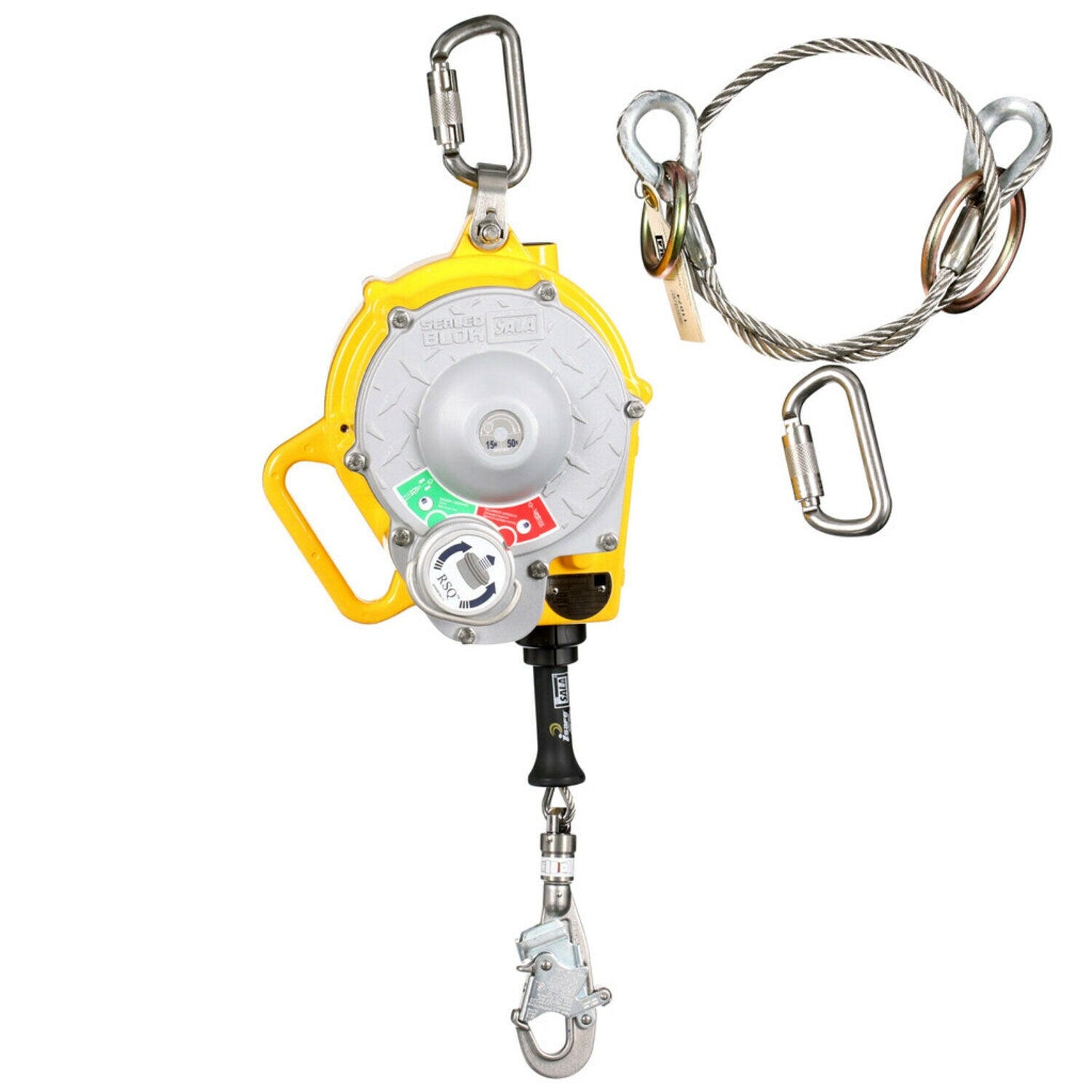 3400162 Sealed-Blok RSQ Self-Retracting Lifeline, Stainless Steel Cable, 50 ft - 3M DBI-SALA image 1
