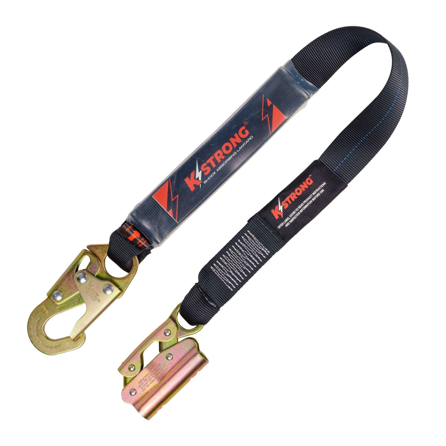 25 ft. Roofers Kit - Harness, rope, rope grab assembly, reusable roof anchor bucket and lid - KStrong UFB101025 image 3