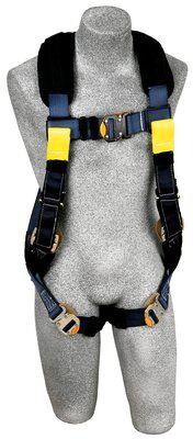 ExoFit Arc Flash Harness - Back web &amp; front rescue loops - Nomex/Kevlar FR webbing - Arc-flash rated - Leather insulators - Shoulder/back/leg padding image 0