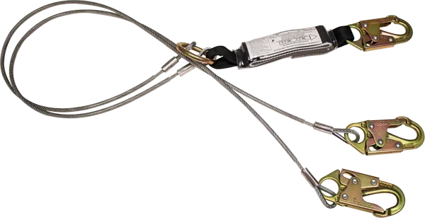 480A Wire Rope Shock Absorbing Lanyard - French Creek Fall Safety image 0