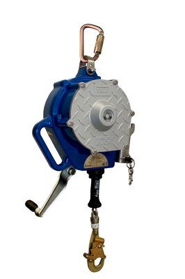 3400923 - Sealed-Blok (SRL) Self Retracting Lifeline - 50 ft. (15m) - 3-way Retrieval Winch - Mounting bracket - 4ft. cable tie-off adaptor - Stainless steel lifeline &amp; swiveling snap hook image 0