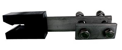 Lad-Saf Cable Guide - Attaches to ladder rungs - Straight guide - Stainless Steel - Fits rungs up to 1-1/8 in. diameter - 3M DBI SALA 6100457 image 0