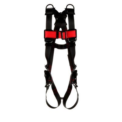 PROTECTA Vest-Style Retrieval Harness - Back & shoulder D-rings - Tongue-buckle leg straps - Pass-thru chest buckle image 0