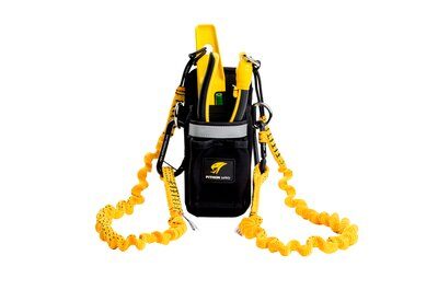 1500109 - Dual Tool Holster w/ 2 retractors - Attaches to harness - Magnetic tool holder - Reflective - Drain vent - 5lb. capacity - 1 EA - 3M DBI-SALA image 0
