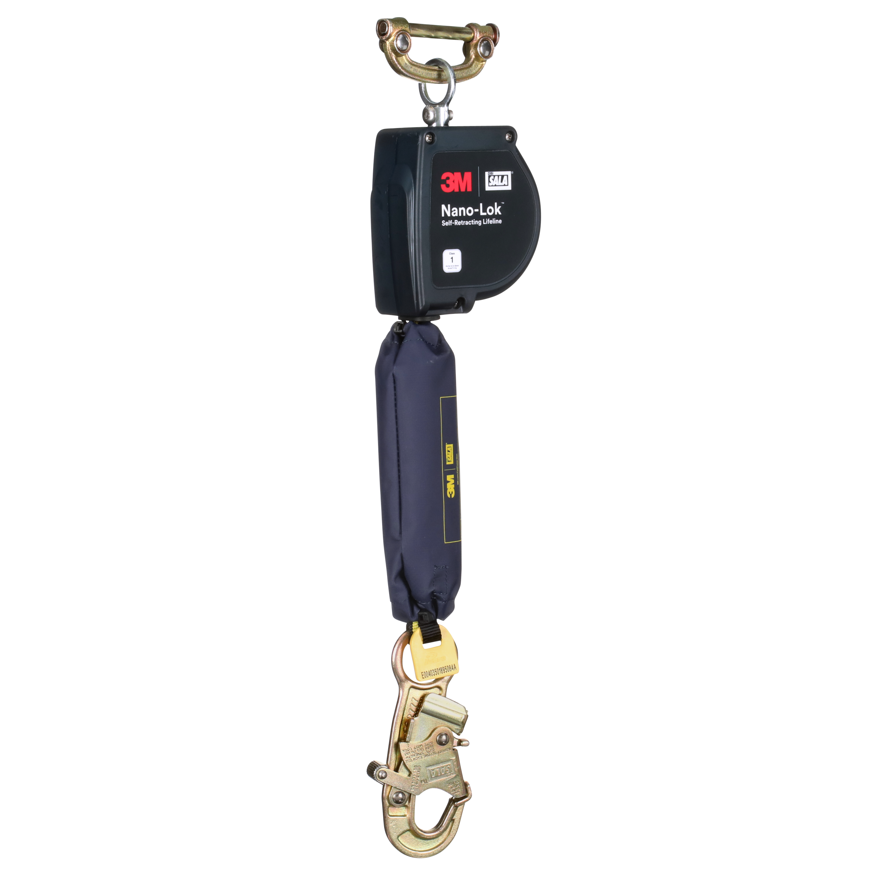 Nano-Lok XL Self-Retracting Lifeline with Quick Connect, Web, Steel Snap Hook, 11 ft., Class 1, ANSI - 3M DBI-SALA 3100591 image 0
