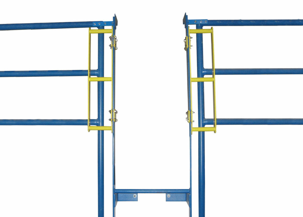 GrabSafe for Ladder Safety Gate - Horizontal grab bars for atop fixed ladder - Provides grip spot while entering/exiting ladder - Simple installation - Direct connection to fixed ladders - PS Doors GBS image 0