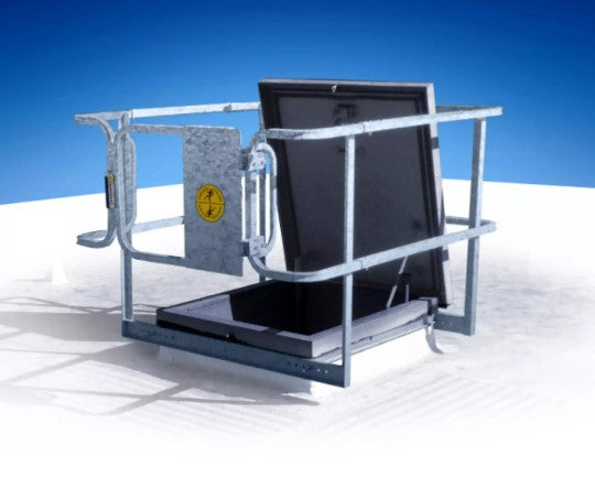 Hatch Defender – Fall Protection Roof Safety Rails - BlueWater image 0
