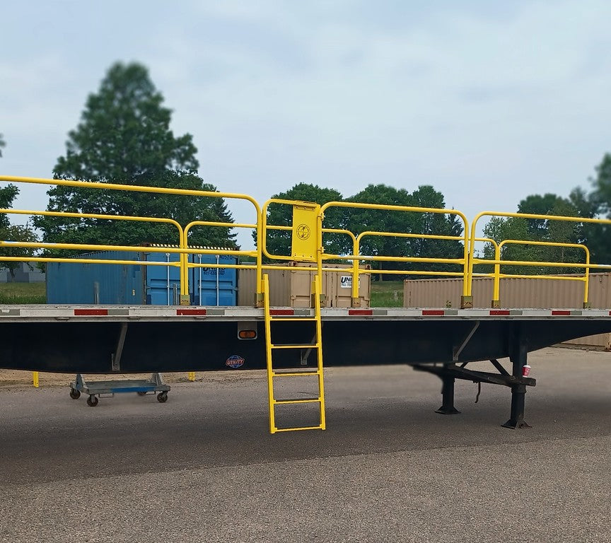 Flatbed Trailer Safety Rail - BlueWater image 1