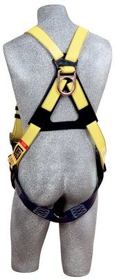1110990 - Delta Vest-Style RESIST Web Harness - Back D-ring - Tongue-buckle leg straps - Pass-thru connection - PU webbing image 1