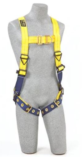 X100 Vest-Style Harness - Back &amp; Front D-ring - Tongue-buckle leg straps - Pass-thru chest buckle - 3M DBI-SALA 1107800 Lad Saf Harness image 0