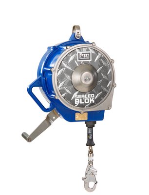 3400170 (formerly 3400979) Sealed-Blok 3-Way Retrieval Self-Retracting Lifeline, Stainless Steel Cable, 130 ft - 3M DBI-SALA image 0