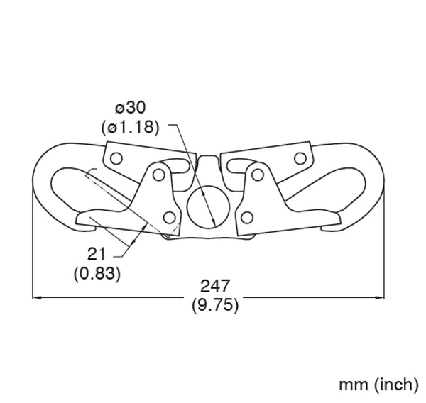 274 Steel Locking Snaphook - French Creek Fall Safety image 1