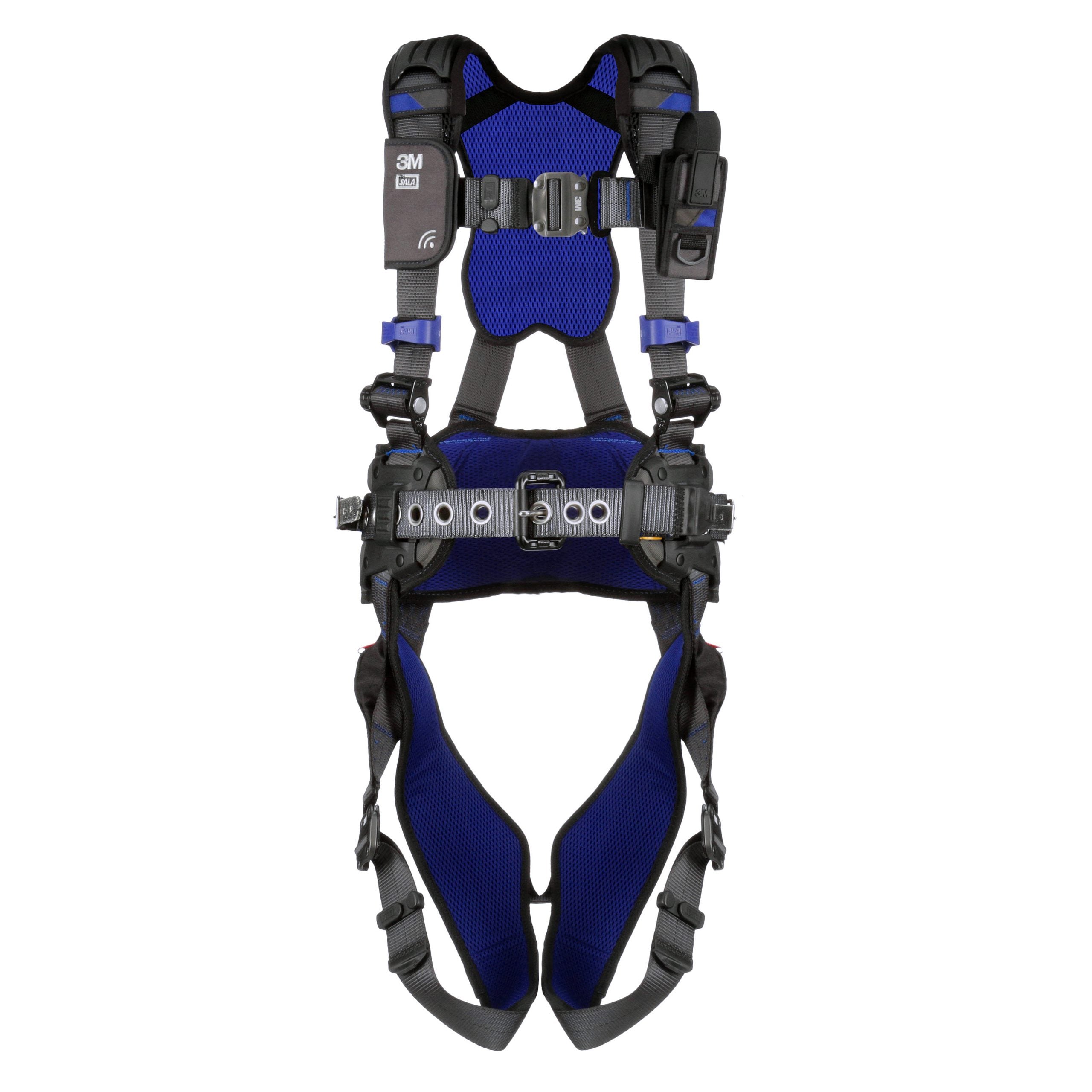 ExoFit NEX Mining Vest-Style Harness - (ALU) Back D-ring - Miner's Belt w/ padding &amp; equipment slots - Quick-connect leg straps image 0