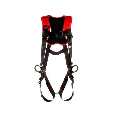 PROTECTA Comfort Vest-style Positioning/Climbing Harness - Front, back & side D-rings - Pass-thru leg straps - Back Padding image 0