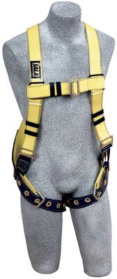 1110990 - Delta Vest-Style RESIST Web Harness - Back D-ring - Tongue-buckle leg straps - Pass-thru connection - PU webbing image 0