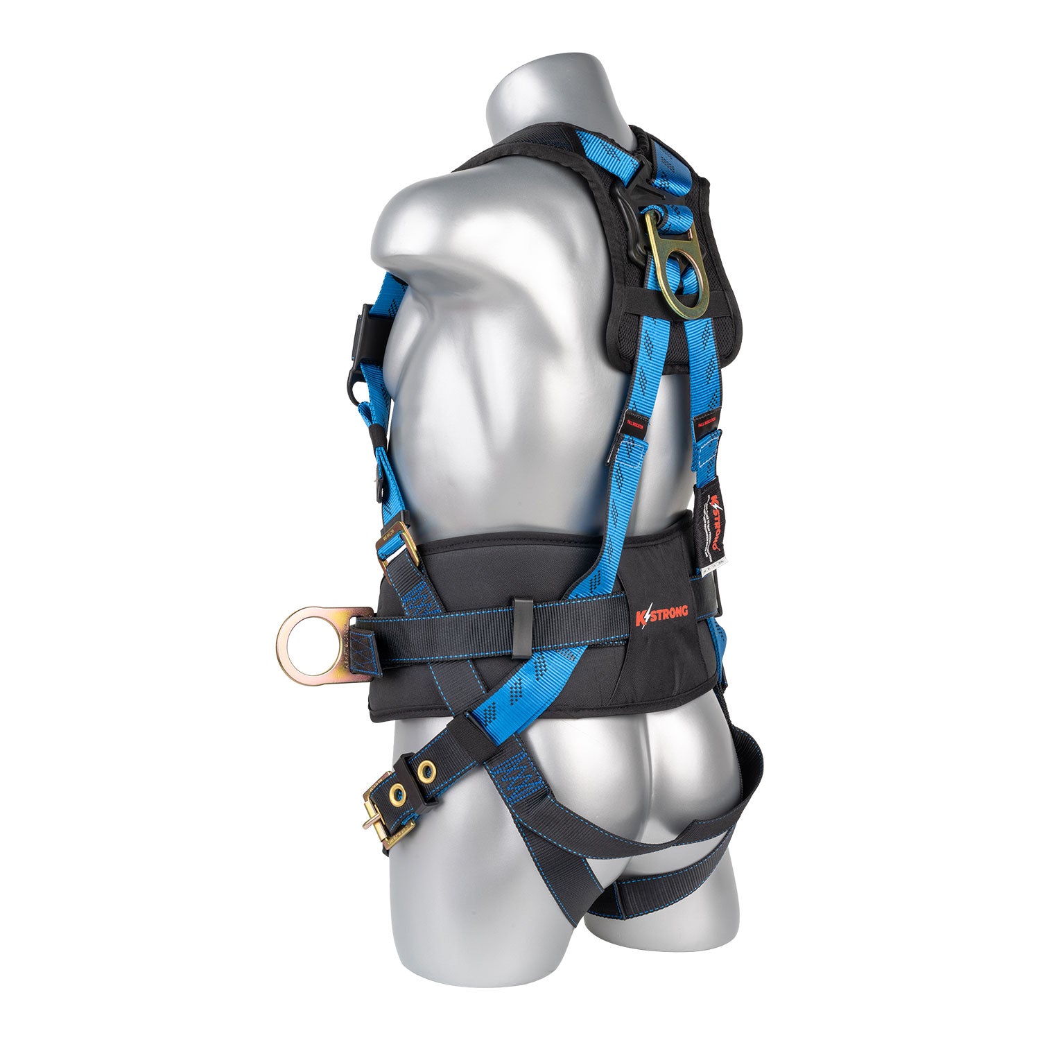 Kapture Essential+ 5-Point FBH with Back Pad - TB Waist Belt and Legs - 3 D-rings (ANSI) - KStrong image 2