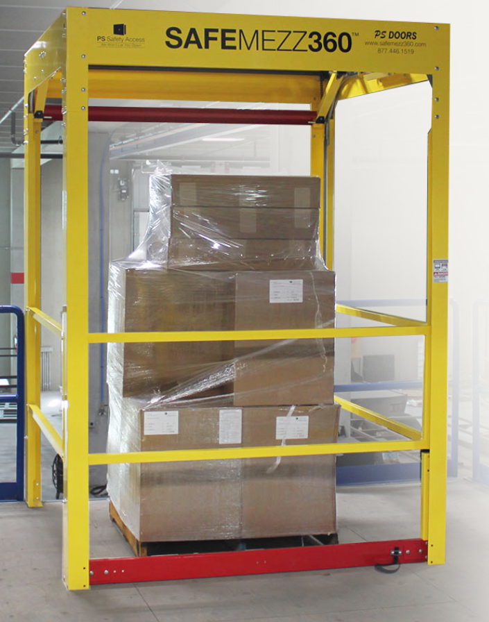 SafeMezz360 Bi-directional Mezzanine Safety Gate - PS Doors image 0