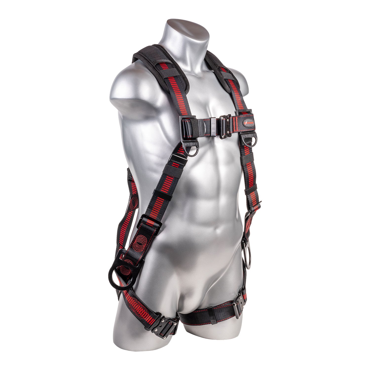 Kapture Elite+ 5-Point FBH, Enhanced Dorsal D-ring Plus, 2 Side D-rings, QC Legs, QC Chest, Back/ Shoulder Pad, All Black Fittings - KStrong UFH15231Q image 2