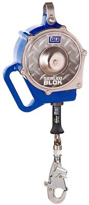 3400802 - Sealed-Blok (SRL) Self Retracting Lifeline - 30 ft. (9.1m) - Stainless Steel Cable Lifeline - Swiveling Stainless Steel Snap Hook image 0