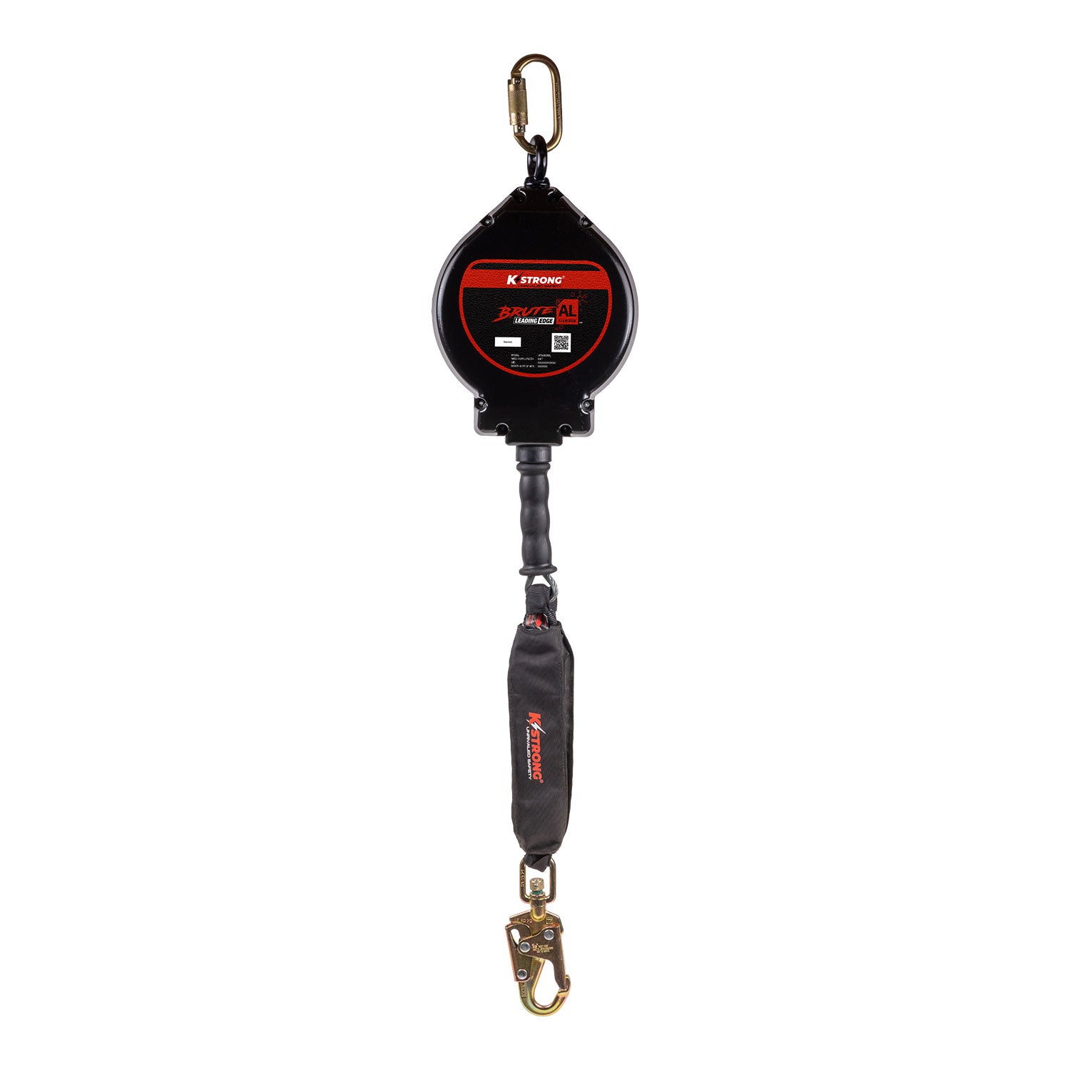 BRUTE-AL LE 50 ft. Aluminum Housing Cable SRL with swivel snap hook - KStrong UFS480050L image 0