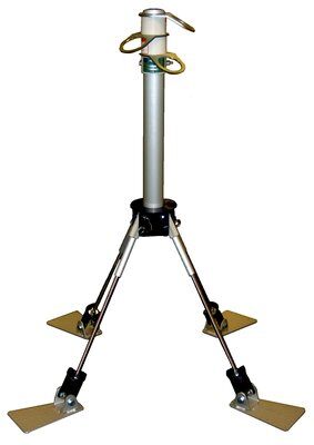 3-Person Wooden Roof Anchor - Supports up to 3 users - Reusable design - Easy installation &amp; removal - Adjustable height up to 52 inches  - 3M DBI-SALA 2103690 image 0