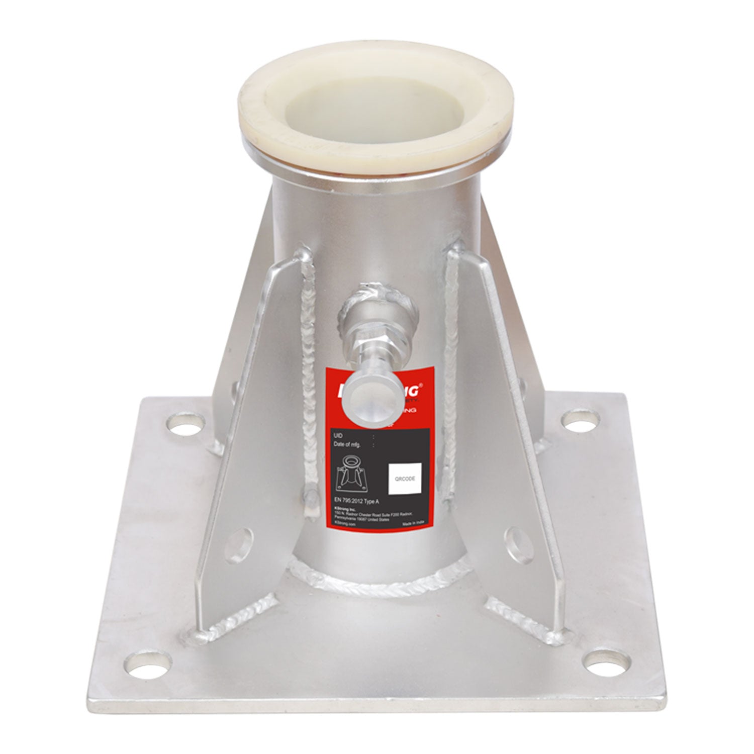 Megadavit Floor Mount Column Mast Receiver (SS316) - KStrong image 0
